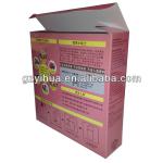 Custom design colorful coated paperboard box NA