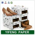 Custom Designer Decorative empty Recycled Cardboard Paper Shoe Boxes Wholesale MG-743