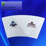 custom fan shaped paper for disposable cups YH-SP4