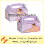 Custom gable box for toe shoe, toe shoe packaging box, small gable box shoe007