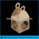 custom kraft cupcake box with hanle FLN22