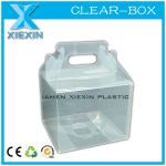 custom logo pp clear plastic packaging box xiexin-uv printing tea box