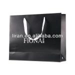 Custom Logo Printed Bags paper bag With Ribbon Handle &amp; shopping paper bag LRPG0200