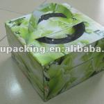 Custom paper cake box for cake gift with handle DW1309