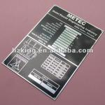 CUSTOM PRINTED ALUMINUM NAMEPLATE 12091609