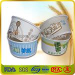 Custom printed disposable paper bowl 310ml,630ml,998ml