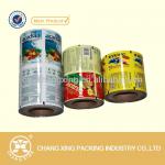 Custom printed plastic film roll for food/beverage/chemicals packagings/China manufacturer PF18