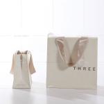 Custom Ribbon Handle Boutique Shopping Paper Bags CB-F0216