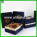 Custom silk gift boxes handmade,paper packaging box TB-C0003