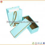 Custom Tie Packaging Box with Lid and Matching Bag JTF-LSJ748