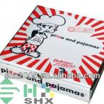 Custom various size printed pizza boxes wholesale, made in China 1203-1