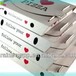 custom white corrugated pizza boxes Jrainbow