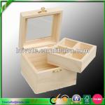 Custom wooden boxes with glass lids wooden stash boxes BD--507