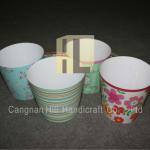 customerize colorful plastic flower pot sleeves flower pot