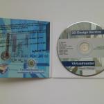 customized 4 panel dvd replication with digipack common