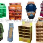 Customized Cardboard/Corrugated Floor Display Stand/Rack YJP-001