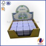 Customized corrugated soap display box