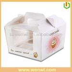 Customized design paper cupcake box CB-00049