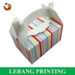 Customized eco-friendly/food grade material paper cake box LB-A105