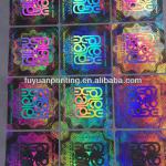 customized logo printing hologram security label hologram sticker