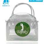 customized plastic clear pvc bags with zipper HHB0003