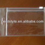 Customized PVC bag with zipper and header US-A0629034