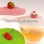 Cute cake silicone magic lids for cup silicone lids for glasses and mug lid CUP LID1