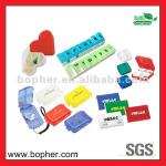 cute plastic pill boxes BPB009