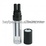 Cylinder-shaped 2 in 1 lip gloss tube with mirror D2007