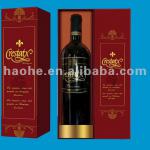 Delicate fine quality cheap price paper wine box manufacturer HHB-00012