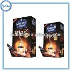 Delicate paper package for coffee,packing boxes for sale HLD-E-322