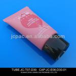 Diameter 30mm plastic tube with screw cap, hand cream tube JC-T07-D30