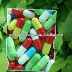 different sizes of empty hard gelatin capsules size 000, 00, 0, 1, 2, 3, 4