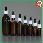 DIN 18MM AMBER GLASS BOTTLE WITH DROPPER 5ml-100ml