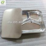 Disposable 3-compartment Aluminium Foil Food Container, mobile meal trays FQ2218035