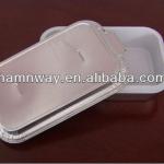 disposable aluminum foil container for takeway food 00032