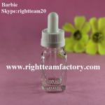 e-liquids empty transparent square glass bottles RT-G