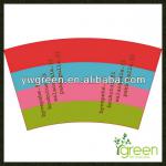 eco-friendly pe coated paper/pe coated cup stock paper ZP-