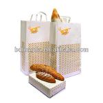 Ecofriendly Custom Printed Paper Bread Bag LD7321