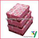 Ecofriendly Pink Paper Box XY-2655