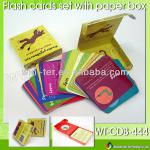 Educational flash cards printing,eco-friendly WT-CDB-444 WT-CDB-444