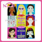 educational kid sticker books for dress up NL1002