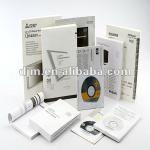 Electronic products glue binding brochure printing service with CD case DJM--018