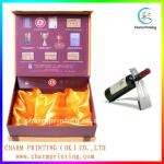 elegant wine paper packaging box CMXBX-64