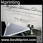 Embossing printed wedding invitation card Wedding Card 111-1