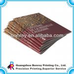 English colorful softcover study magazine book printing with high quality OEM