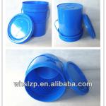 erosion-resistant plastic pail with handle and lid WHP20-1