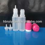 eye drop bottle LDPE thin 10ml bottle for e liquid dropper bottle with child tamper cap 2-120ml