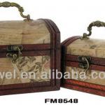 Factory Direct Sale Antque Style Small Wooden Box Set FM8548