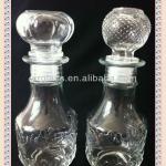 factory directly hot sale 250ml 250g clear individualized design glass wine bottle decorative glass bottle 13R-031